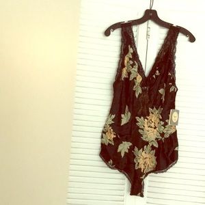 All in one silk Teddy